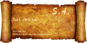 Sal Anita névjegykártya